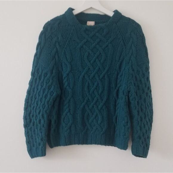 H&M Wool CHUNKY Cable Knit Boxy sweater - S - Picture 2 of 8